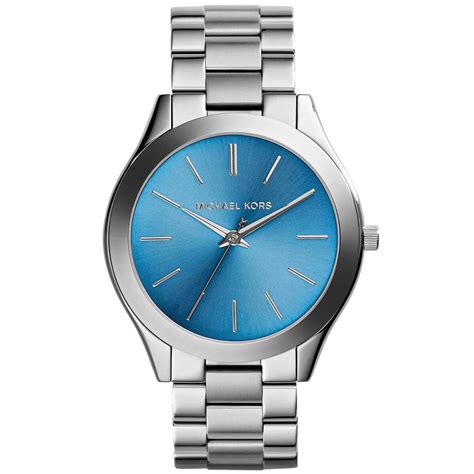 relogio michael kors azul|michael kors relogios macy's.